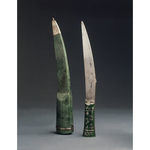 The Fine Shagreen Cased Silver Mounted Cabbalistic Knife of Count Allessandro Cagliostro